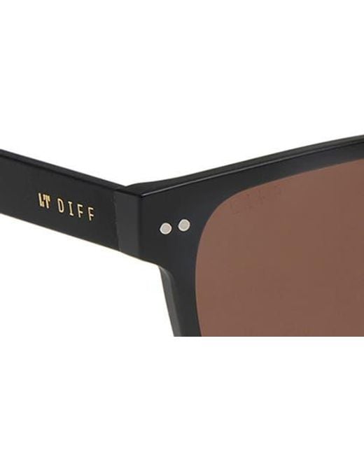 DIFF Brown Marco 56Mm Square Sunglasses