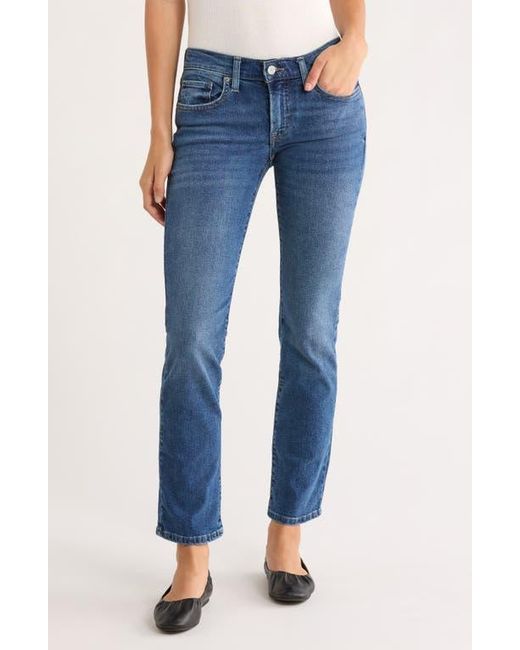 Lucky Brand Blue Sweet Mid Rise Straight Leg Jeans
