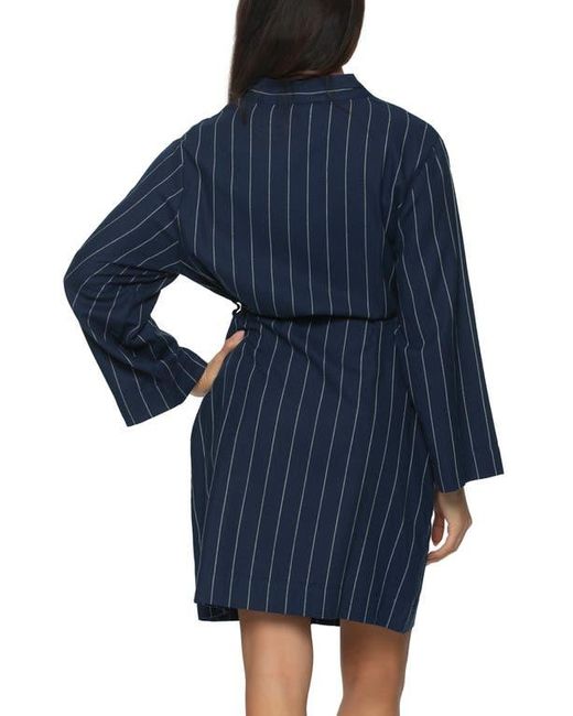 Felina Blue Marielle Cotton Robe