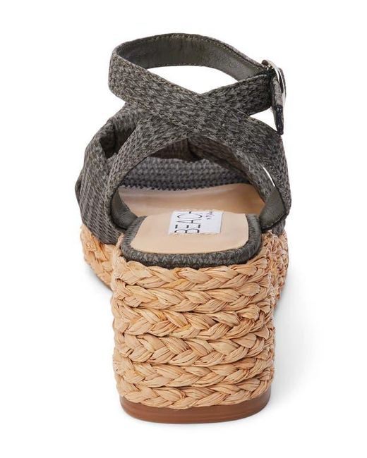 Matisse Black Ibiza Ankle Strap Platform Wedge Sandal