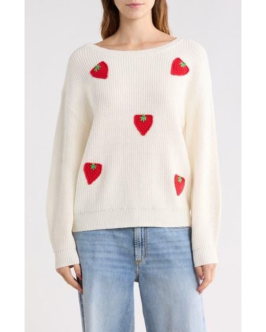 Vigoss Gray Strawberry Sweater