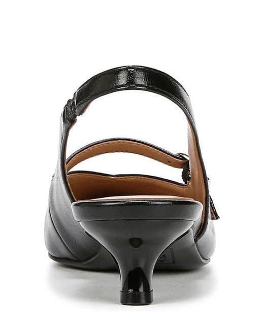Naturalizer Black Grayson Slingback Mary Jane Flat