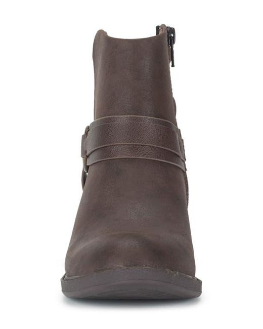 BareTraps Brown Shei Faux Leather Bootie
