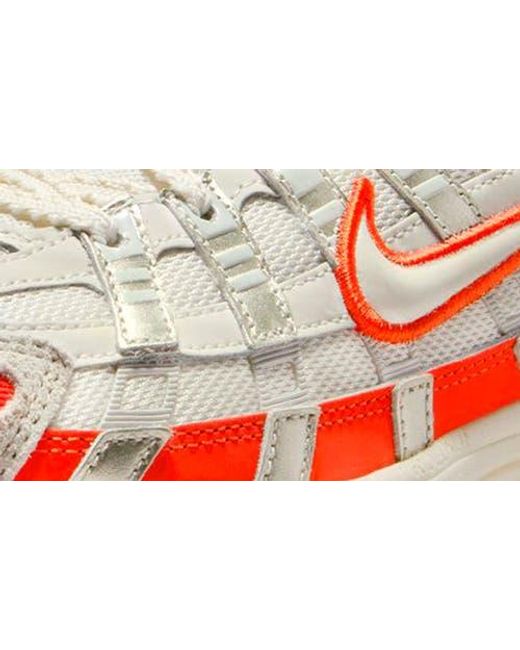 Nike White P-6000 Sneaker