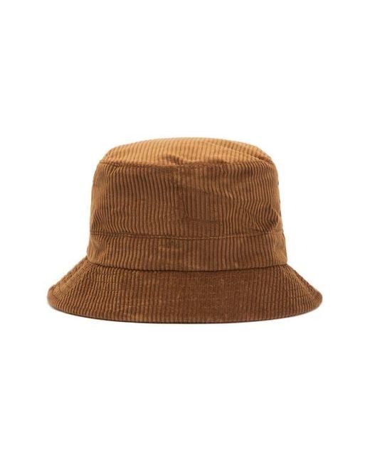 Barbour Orange Tolsta Corduroy Bucket Hat for men