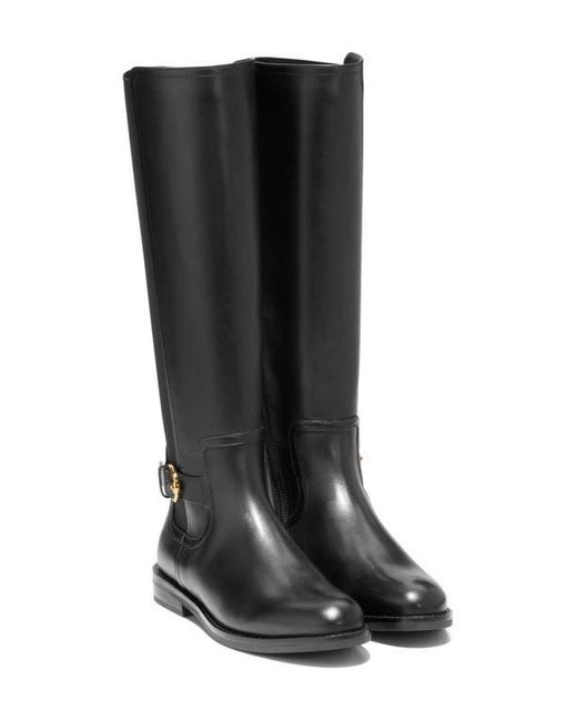 Cole Haan Black Celestina Riding Boot