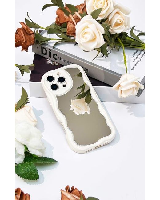 Auramma White Funky Mirror Iphone 16 Pro Case