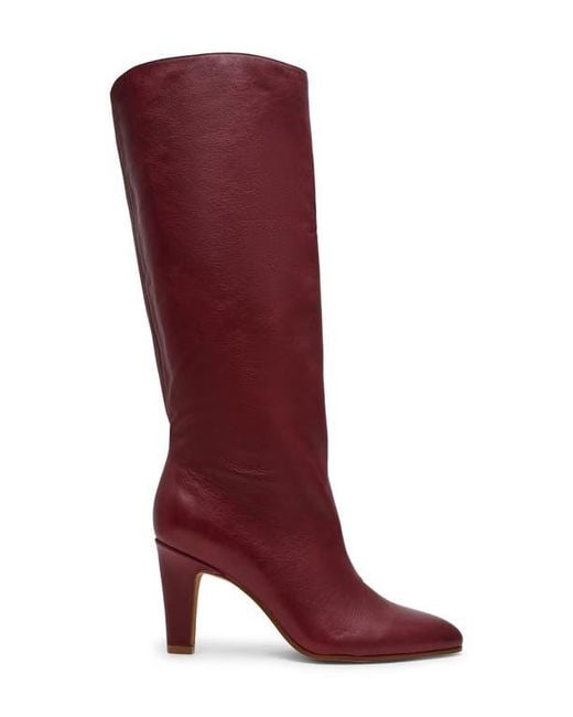Steve Madden Red Rizk Knee High Boot