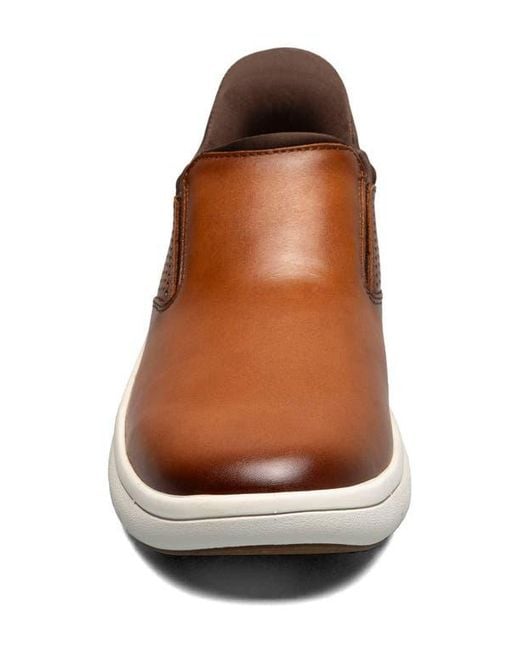 Florsheim Brown Fleet Plain Toe Sneaker for men