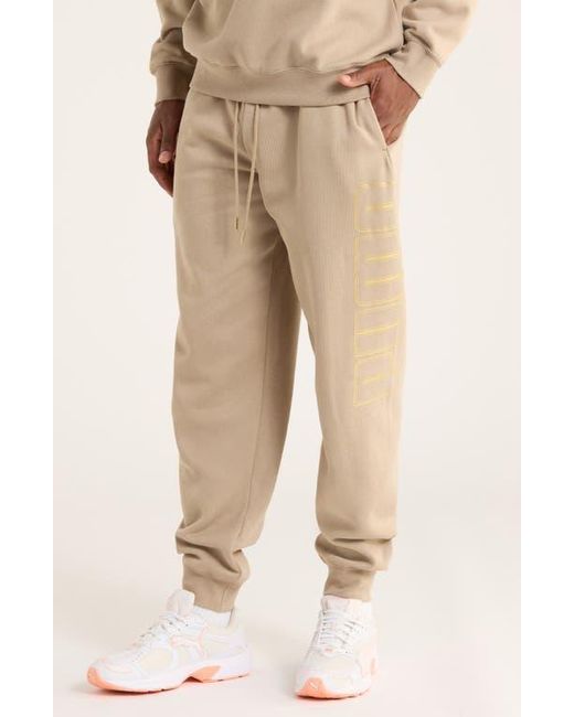 PUMA Natural Maximal Metallic Logo Sweatpants for men