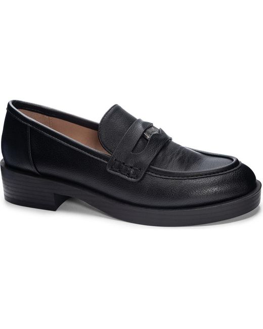 Chinese Laundry Blue Porter Platform Penny Loafer