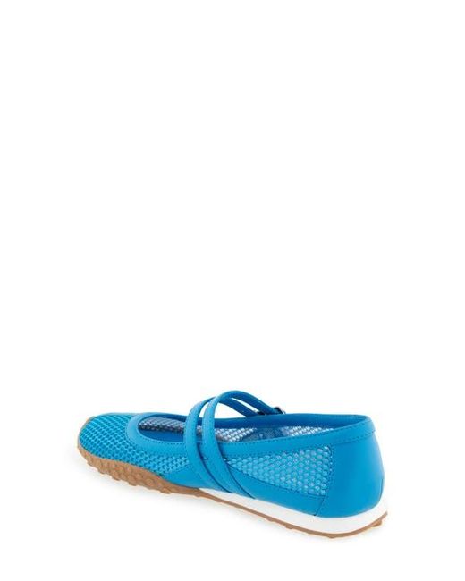 Kenneth Cole Blue Violeta Mary Jane Flat