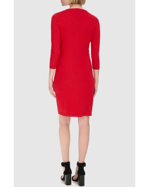 Calvin klein red sweater dress 2025