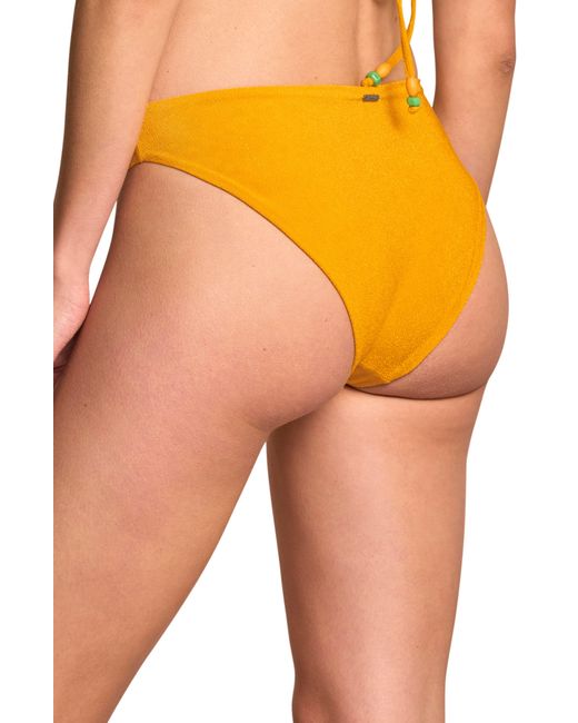 Maaji Orange Sunset Gold Sublimity Reversible Bikini Bottoms