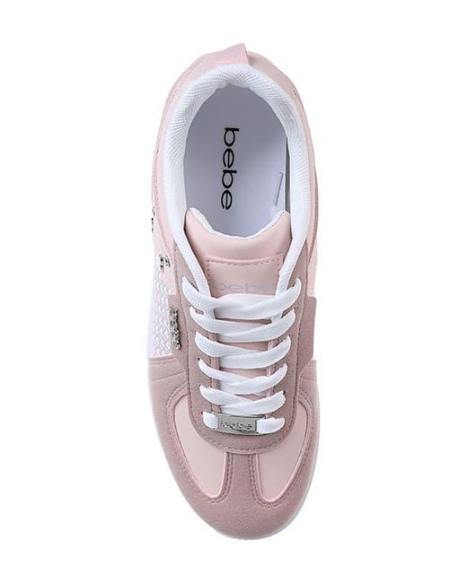 Bebe Pink Novel Low Top Sneaker