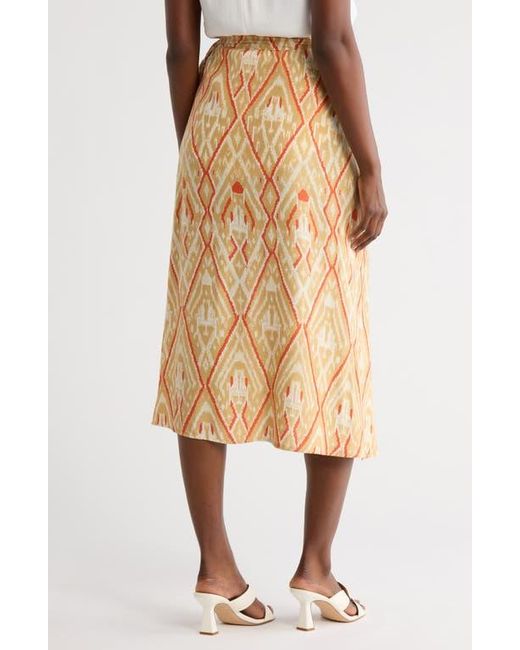 Matty M Metallic Wrap Skirt
