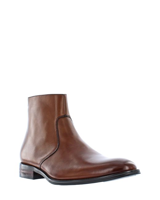 Kenneth Cole Brown Tally Zip Boot for men