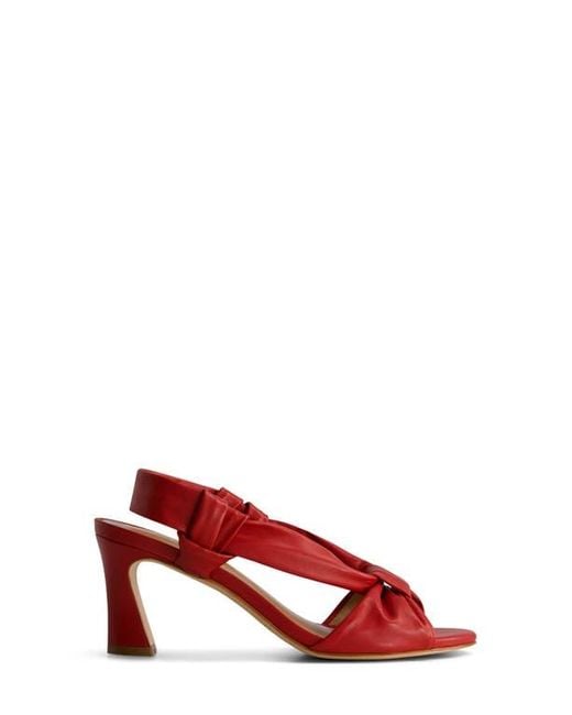 Bernardo Red Novah Slingback Sandal