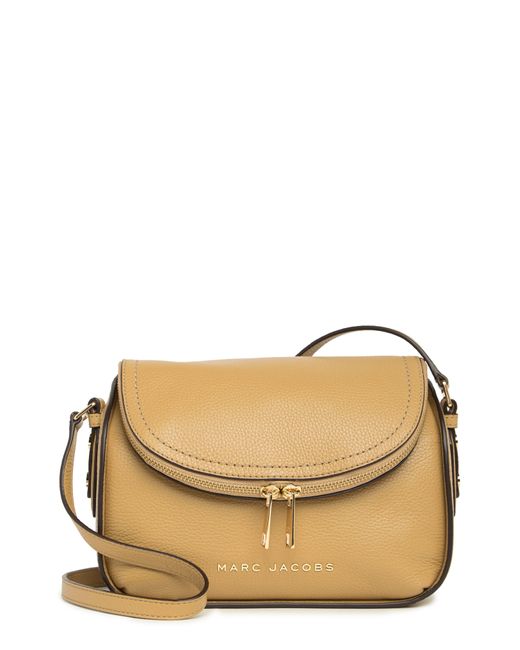 Marc Jacobs The Groove Leather Mini Messenger Bag In Iced Coffee At