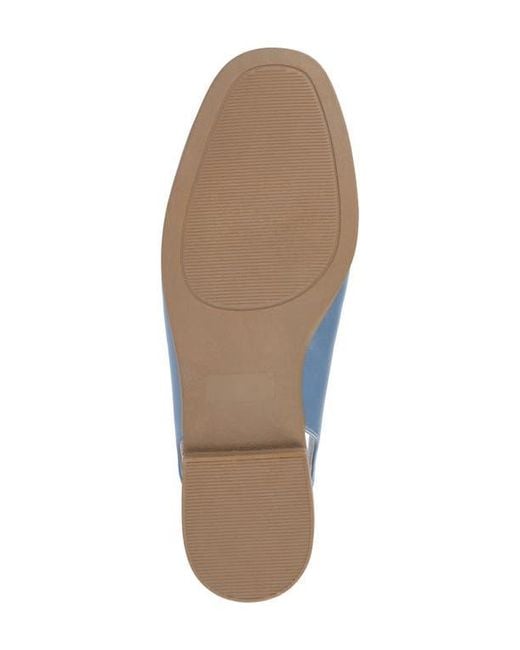 Journee Collection Blue Lainey Slingback Flat