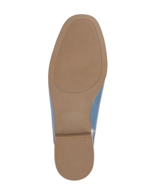 Journee Collection Blue Lainey Slingback Flat