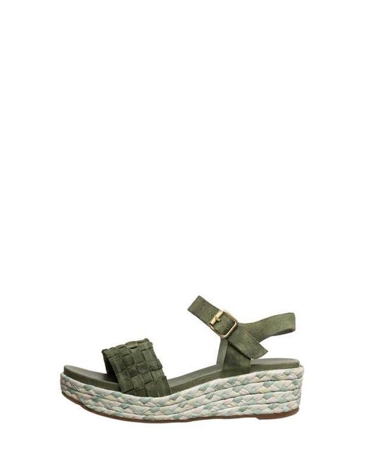 Antelope Green Harlow Wedge Sandal