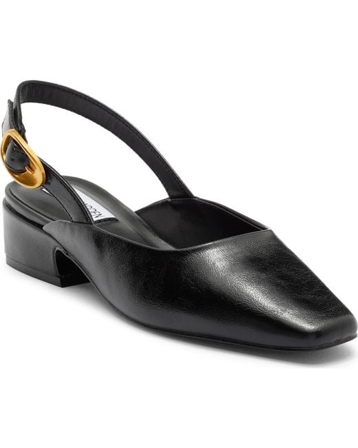 Steve Madden Black Diona Slingback Pump