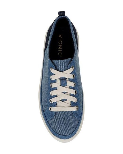 Vionic Blue Winny Low Top Sneaker