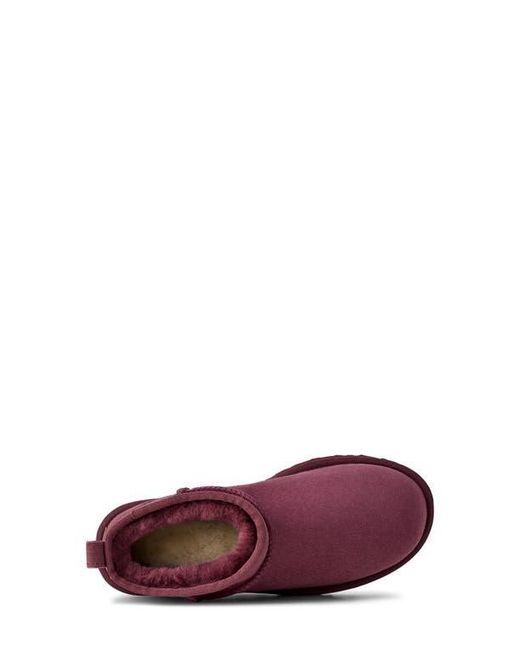 Ugg Purple Ultra Mini Classic Boot