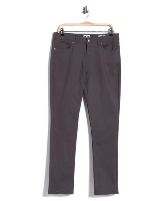 DKNY Gray Ultimate Stretch Pants for men