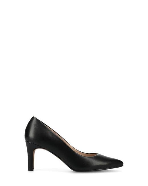 Journee Collection Black Scylee Pump