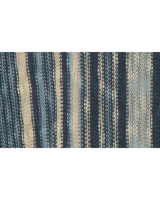 Lucky Brand Blue Baja Stripe Hooded Sweater for men