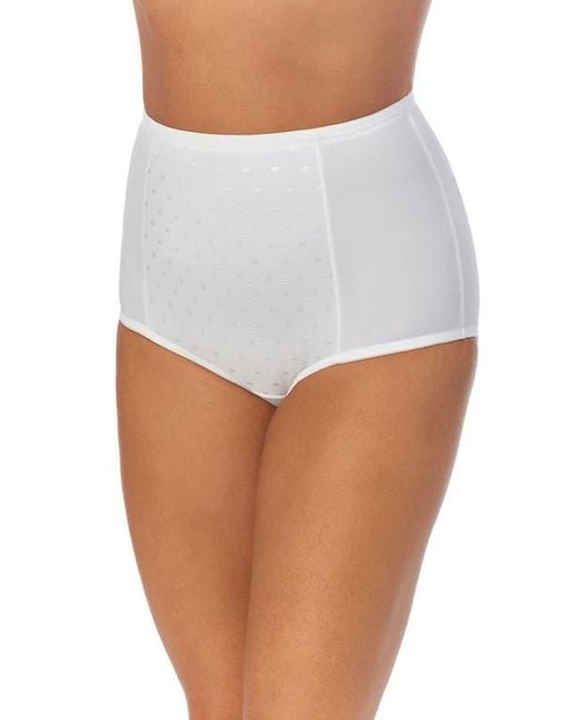 Ellen Tracy White 2-Pack Control Briefs