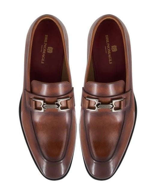 Bruno Magli Brown Maioco Bit Loafer for men