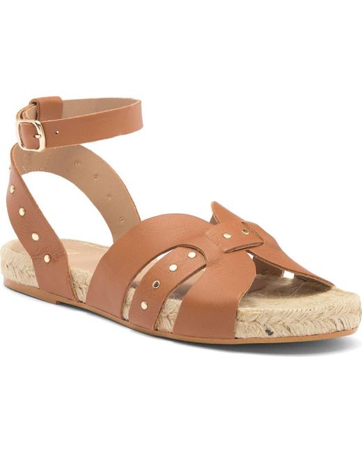 Bruno Magli Brown Perla Ankle Strap Sandal