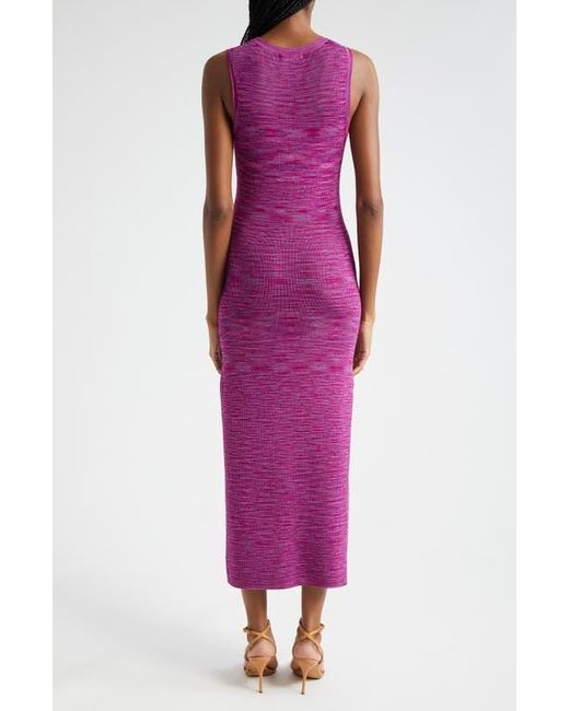 Ramy Brook Pink Priscilla Space Dye Knit Dress