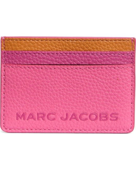 Marc Jacobs Pink Logo Card Case