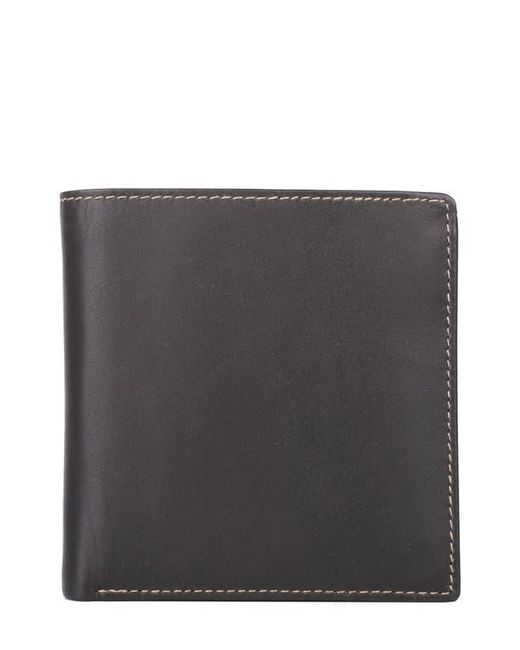 Dopp Black Buxton Rfid Leather Convertible Cardex for men