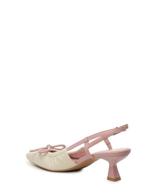Nicole Miller Pink Slingback Pump