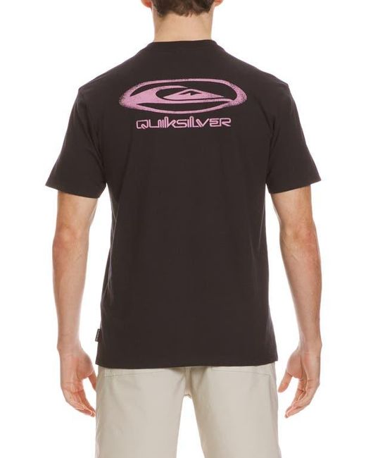 Quiksilver Black Space Graphic T-Shirt for men