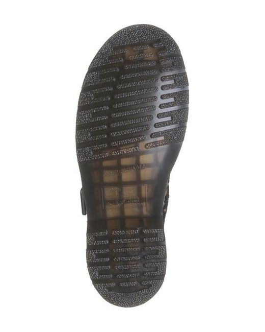 Dr. Martens Black Genuine Calf Hair T-Bar Shoe for men