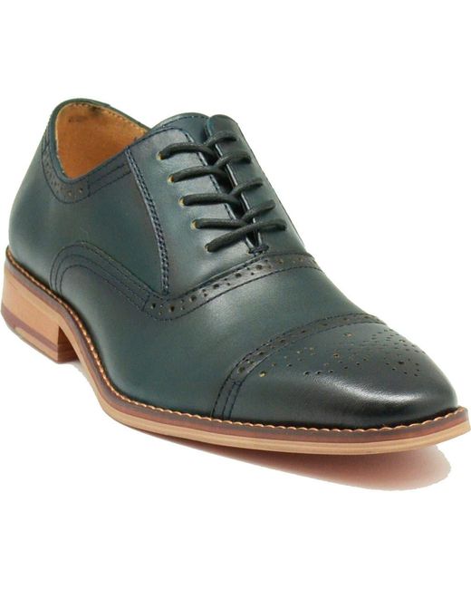 La Milano Lorenzo Cap Toe Oxford in Blue for Men | Lyst display picture 2