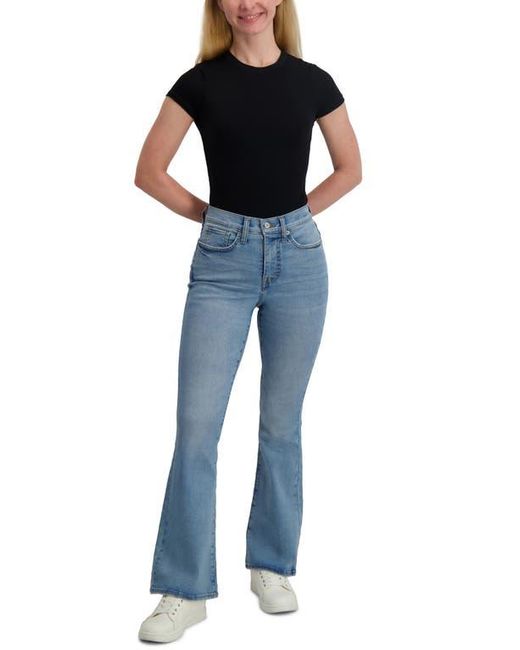Lucky Brand Blue Stevie High Waist Flare Jeans