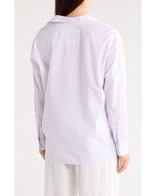 Frank & Eileen Purple Continuous Cotton Button-Up Shirt