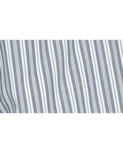 Rails Gray Janae Stripe Puff Sleeve Shirt