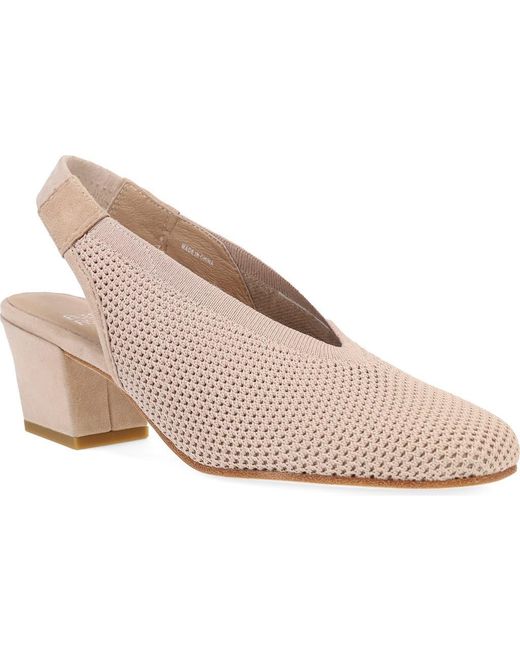 Eileen Fisher Pink Vasa Block Heel Knit Slingback Pump