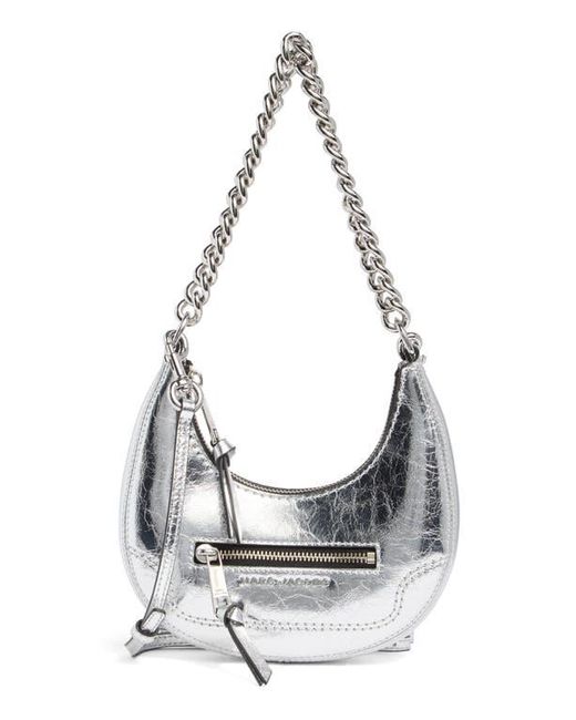 Marc Jacobs Mini Crescent Metallic Crossbody Bag