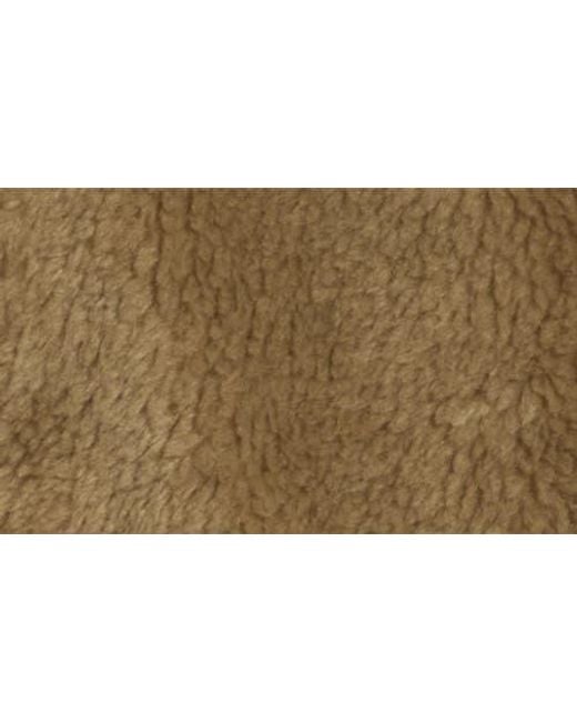 Tahari Blue Fleece Bomber Jacket