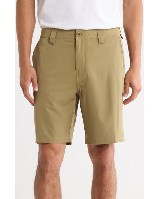 Quiksilver Green Union Amphibian Hybrid Shorts for men