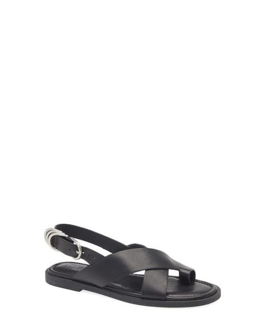 Rag & Bone White Gia Toe Loop Sandal